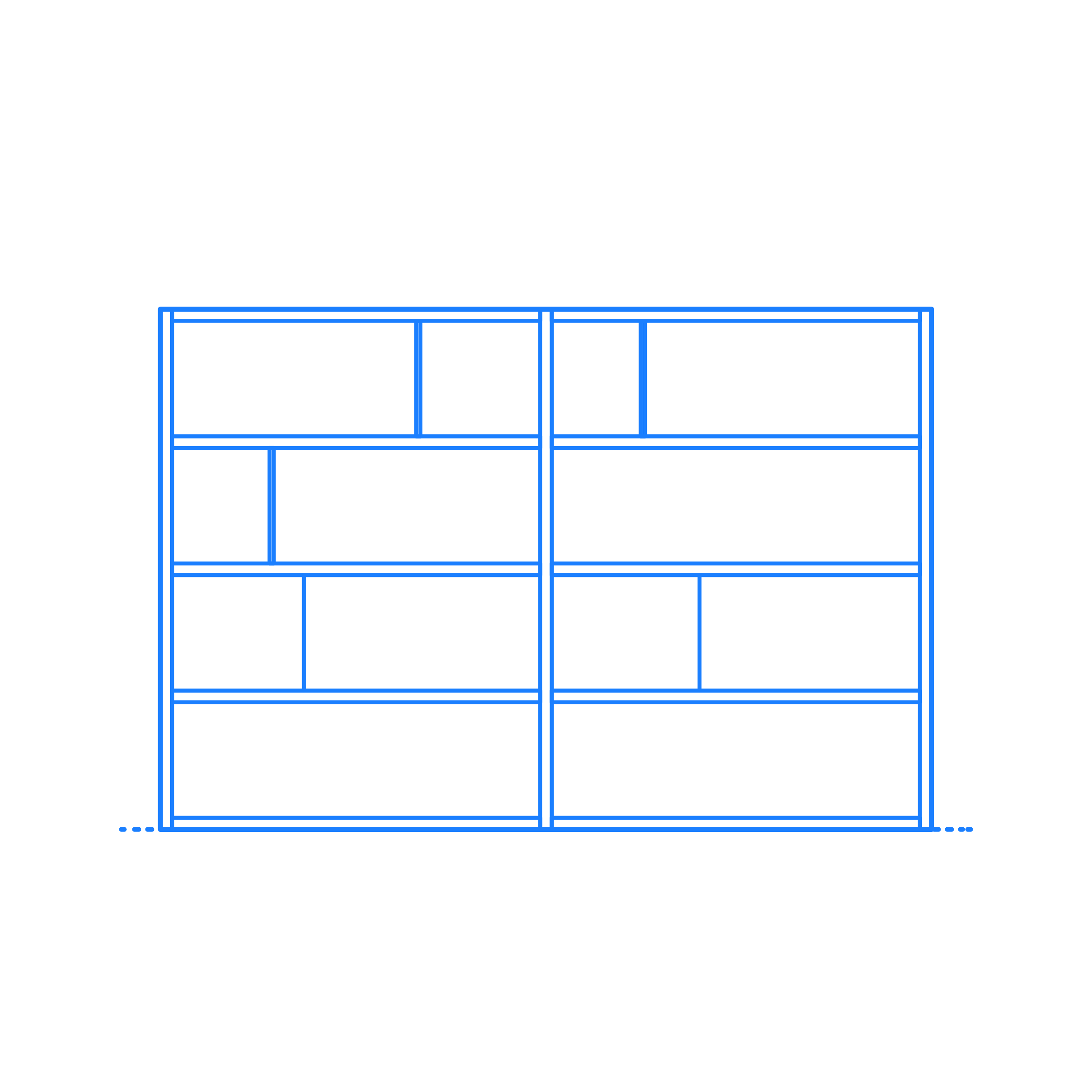 Furniture Bookcases Kai Shelving Wide Icon Svg Vector Free Vectors